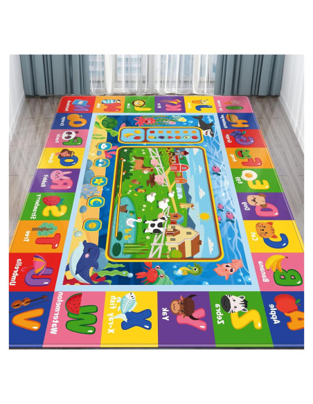 Alfombra de Juego Educativa AKASISRUG 200x150 cm Antideslizante