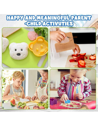 Juego de cuchillos de cocina para niños ZIJUND 22 piezas