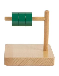 Discos Montessori Adena Dowel Horizontal para Bebés 12-18 Meses