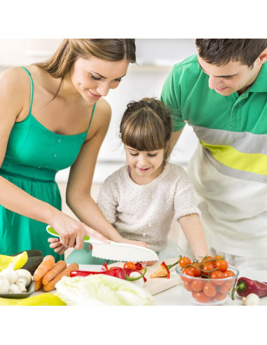 Juego de cuchillos de cocina para niños ZIJUND 22 piezas