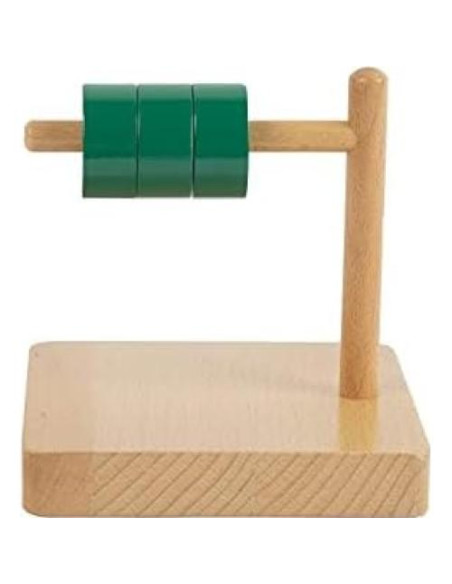 Discos Montessori Adena Dowel Horizontal para Bebés 12-18 Meses