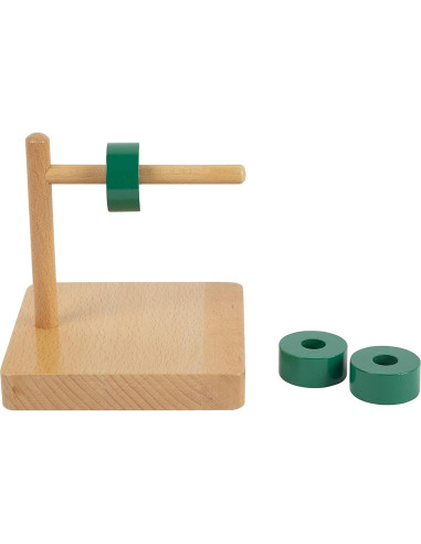 Discos Montessori Adena Dowel Horizontal para Bebés 12-18 Meses