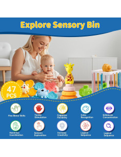 Juguetes Montessori para Bebés 6-18 Meses - Motesoly 2