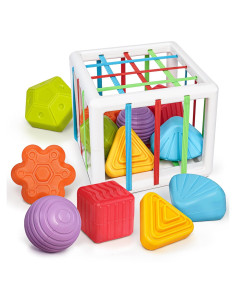 Juguete Clasificador Montessori LiKee 12.7 cm 18+ meses