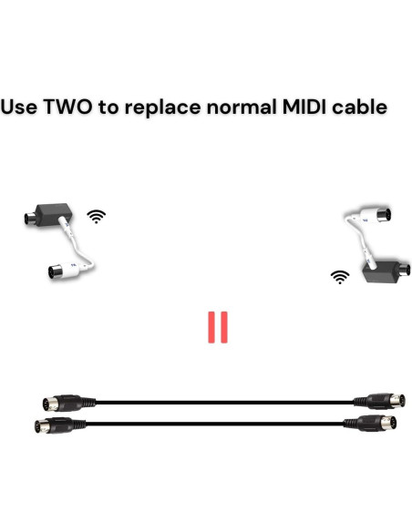 Adaptador MIDI Inalámbrico Paint Audio MIDI Mate USB-MIDI