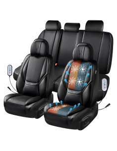 Funda de Asiento Enfriamiento CAR PASS 5 Asientos Negro