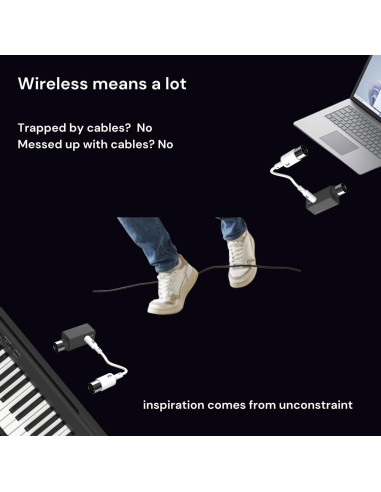 Adaptador MIDI Inalámbrico Paint Audio MIDI Mate USB-MIDI