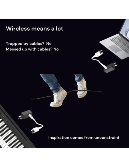 Adaptador MIDI Inalámbrico Paint Audio MIDI Mate USB-MIDI