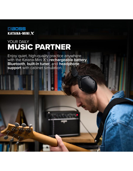 Amplificador BOSS Katana-Mini X 10W Bluetooth para guitarra