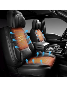 Funda de Asiento Enfriamiento CAR PASS 5 Asientos Negro 2