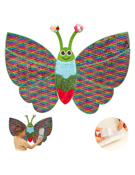 Panel Sensorial de Pared Odoxia Mariposa 70x100 cm para Niños