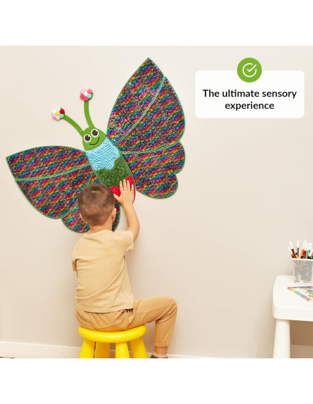 Panel Sensorial de Pared Odoxia Mariposa 70x100 cm para Niños