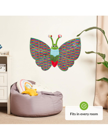 Panel Sensorial de Pared Odoxia Mariposa 70x100 cm para Niños