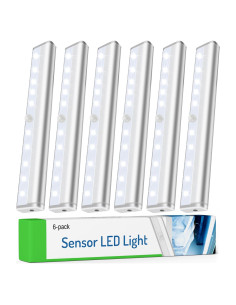 Luces LED con Sensor de Movimiento Molrebe - Paquete de 6