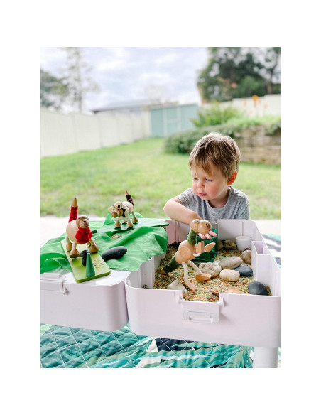 Juguetes de Madera Anamalz Dinosaurios Posables Set de 6