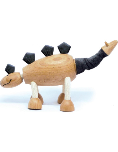 Juguetes de Madera Anamalz Dinosaurios Posables Set de 6