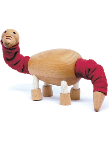 Juguetes de Madera Anamalz Dinosaurios Posables Set de 6