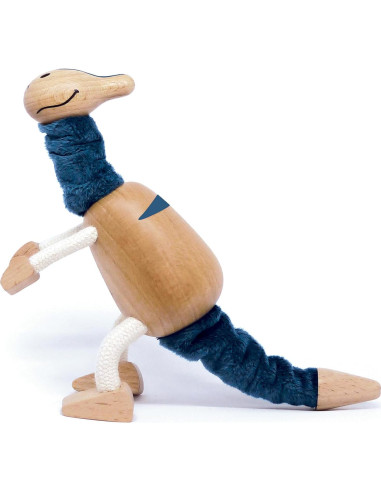 Juguetes de Madera Anamalz Dinosaurios Posables Set de 6