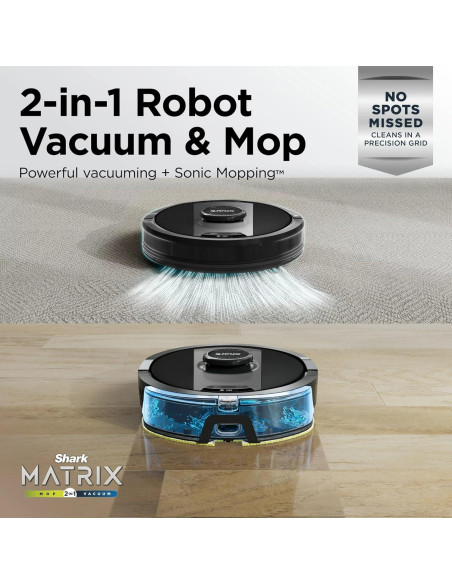 Aspiradora Robot Shark RV2400WD 2 en 1 con Trapeado Sonic Aspiradora Robot Shark RV2400WD 2 en 1 con Trapeado Sonic