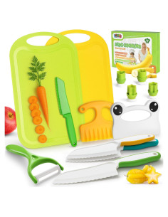 Conjunto de Cocina para Niños LOVESTOWN 13PCS Seguro y Divertido