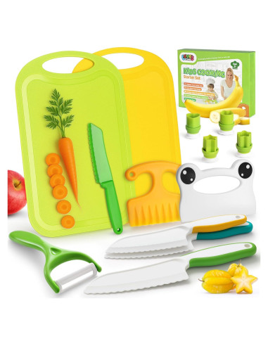 Conjunto de Cocina para Niños LOVESTOWN 13PCS Seguro y Divertido