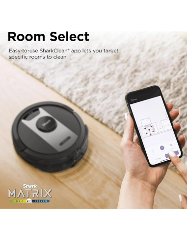 Aspiradora Robot Shark RV2400WD 2 en 1 con Trapeado Sonic