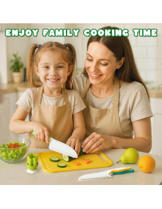 Conjunto de Cocina para Niños LOVESTOWN 13PCS Seguro y Divertido 2