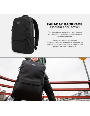 Mochila SLNT Faraday Esenciales 18L con Funda para Laptop