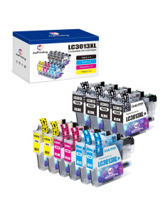 Cartuchos de tinta compatibles JoyPrinting LC3013XL para Brother