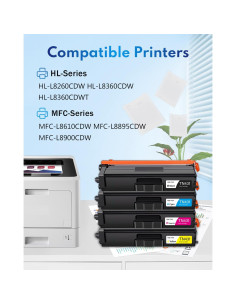 Cartuchos de Tóner FristGlory TN431 para Brother (4 Pack) 2