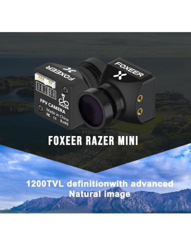 Cámara FPV Razer Mini 1200TVL CMOS 1/3" 22x22mm Ultra Ligera
