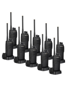 Retevis RT21 Walkie Talkies Recargables 10 Unidades 1100mAh