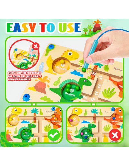 Rompecabezas Magnético Montessori Commodum 33x23 cm para Niños Rompecabezas Magnético Montessori Commodum 33x23 cm para Niños