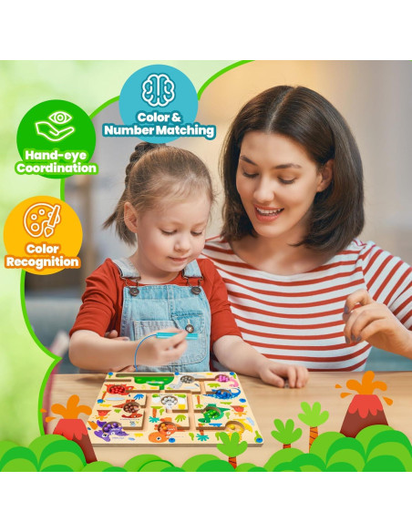 Rompecabezas Magnético Montessori Commodum 33x23 cm para Niños Rompecabezas Magnético Montessori Commodum 33x23 cm para Niños