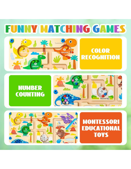 Rompecabezas Magnético Montessori Commodum 33x23 cm para Niños Rompecabezas Magnético Montessori Commodum 33x23 cm para Niños