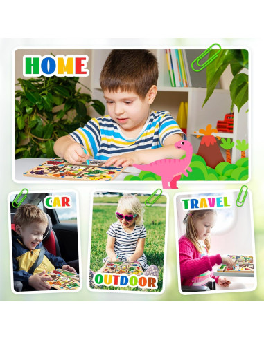 Rompecabezas Magnético Montessori Commodum 33x23 cm para Niños