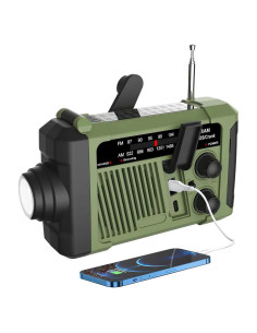 Radio Meteorológica de Emergencia Rui Hua P96 AM FM Carga Solar