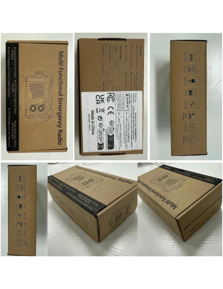 Radio Meteorológica de Emergencia Rui Hua P96 AM FM Carga Solar