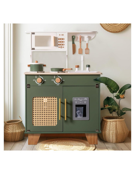 Cocina de Juguete de Madera ROBOTIME con Dispensador de Hielo