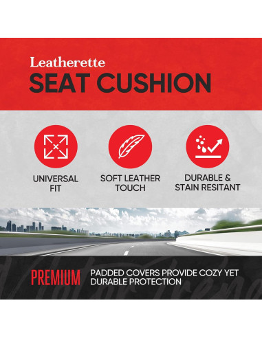 Fundas de Asiento Motor Trend MTSC-422 Gris Acolchadas