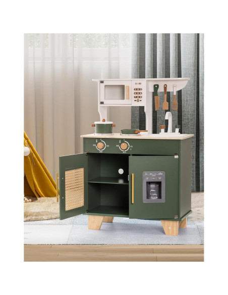 Cocina de Juguete de Madera ROBOTIME con Dispensador de Hielo
