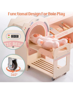 Kit de Doctor de Madera ROBOTIME - Juego Médico Interactivo 2