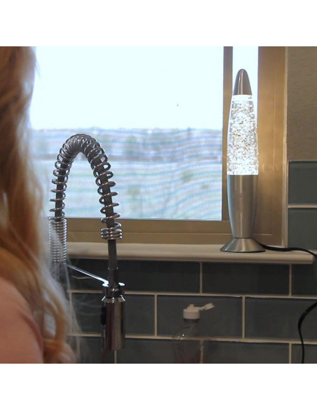 Lámpara de Lava Shop LC Cohete Multicolor 35.5 cm