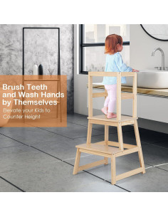 Escalera de Cocina para Niños HONEY JOY de Madera Montessori 2