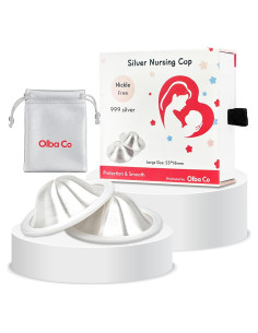 Copas de Lactancia de Plata 999 Olba Co - Estándar