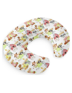 Funda de Almohada de Lactancia HawSkgFub Granja 55.88x45.72 cm