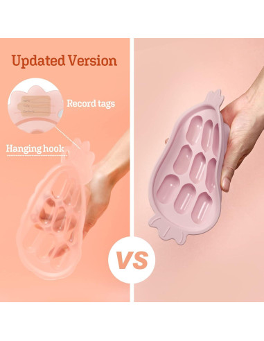 Bandeja de congelador de silicona Haakaa para bebés - Libre de BPA