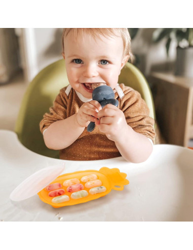 Bandeja de congelador de silicona Haakaa para bebés - Libre de BPA