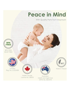 Válvulas de bomba Maymom 2 generación para Spectra y Avent - 4 pcs 2