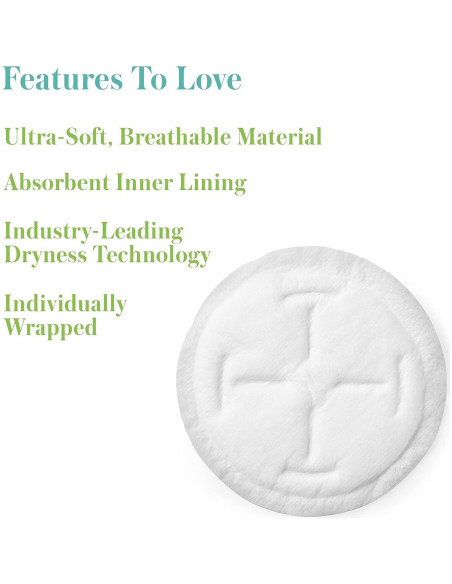 Almohadillas Desechables para Lactancia Evenflo 100 Unidades